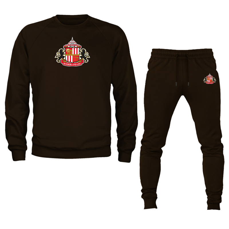 Men's  Sunderland AFC Soccer Crewneck Sweatshirt Joggers Suit